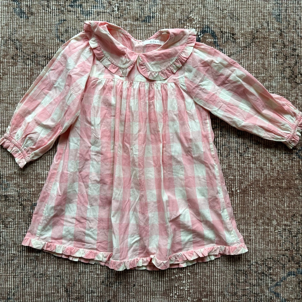 Doen Girl size 6 Pink Rosette dress
